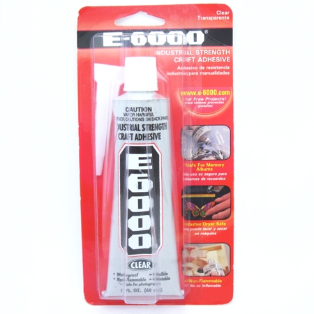 Clear Industrial Strength Glue - E-6000 - Click Image to Close